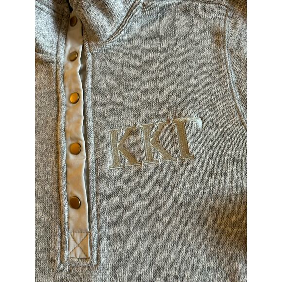 Like New Kappa Kappa Gamma Embroidered Womens Snap Pullover Large - Picture 4 of 7